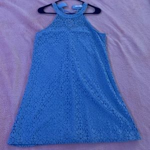 Flower lace lilac dress